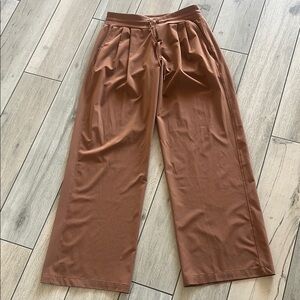 Women's Brown Wide-Leg Pants
